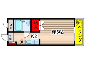 間取図 ロイヤル稲城(1～8号室)