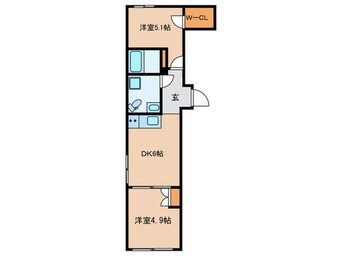 間取図 ミリアレジデンス早稲田山吹町