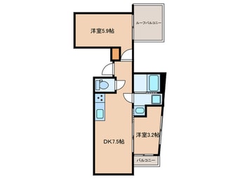 間取図 ミリアレジデンス早稲田山吹町