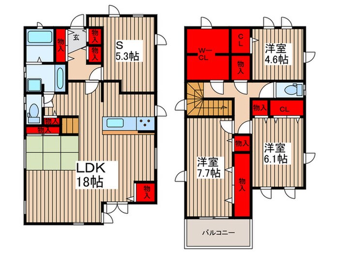 間取り図 深作１丁目戸建