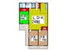 ベルカントビル 3LDKの間取り