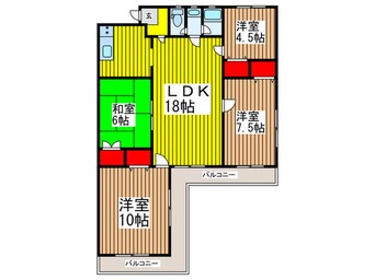 間取図 ベルカントビル