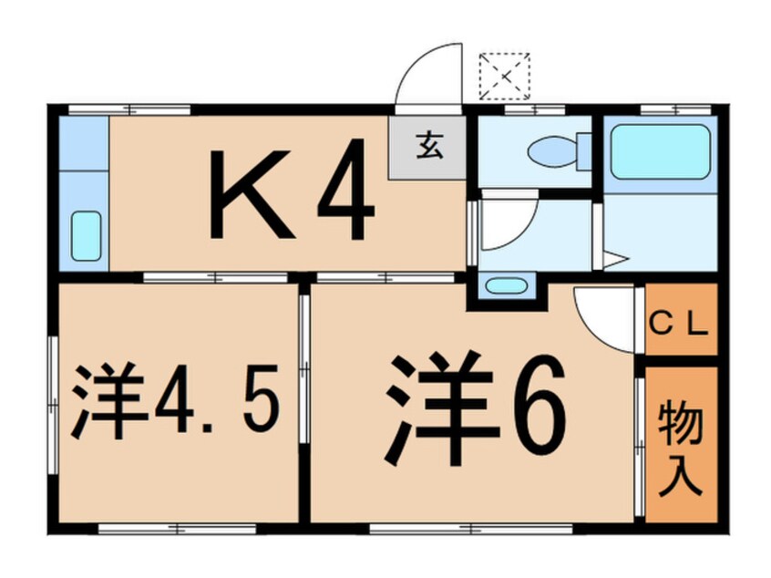 間取図 ハイツ根岸