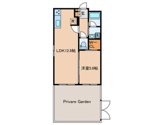 間取図 ブライズ下丸子（101）