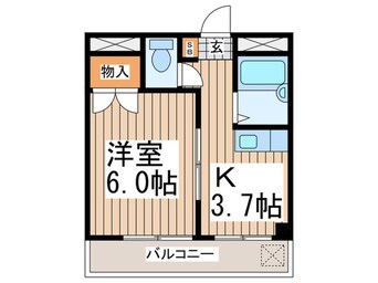 間取図 メゾン中山