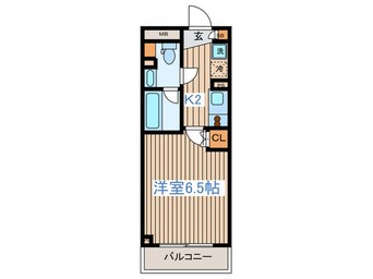 間取図 パ－クキュ－ブ笹塚