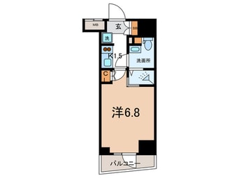 間取図 パ－クキュ－ブ笹塚