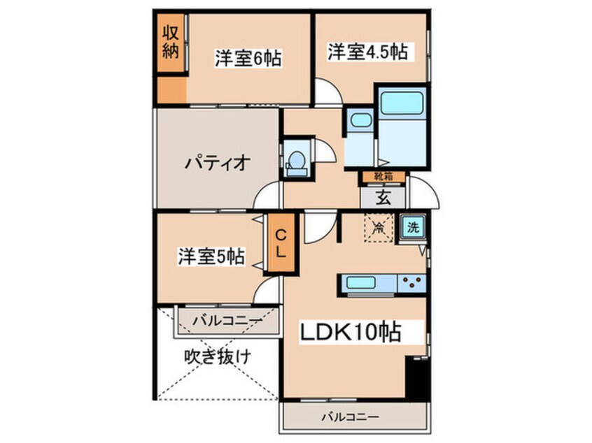 間取図 ホーユウパレス宮前平第２(201)