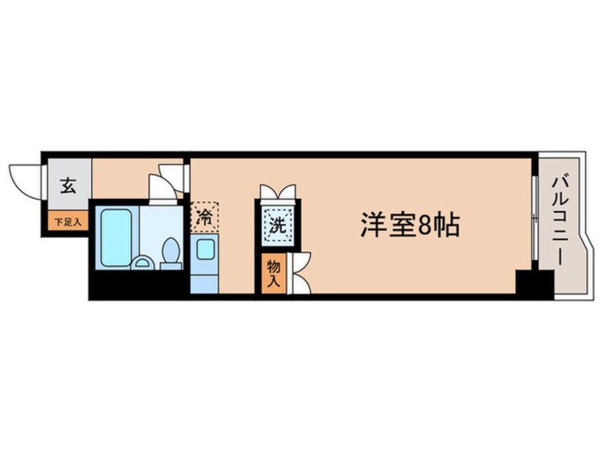 間取図 クレール池袋（304）