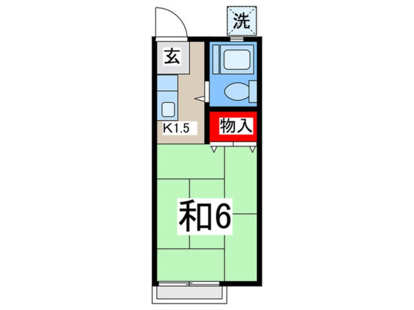 間取図 プ－ルサイドハイツ