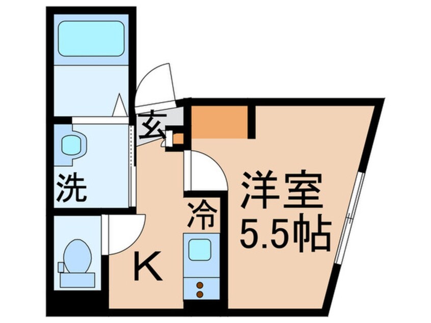 間取図 Reberty五反野Ⅱ