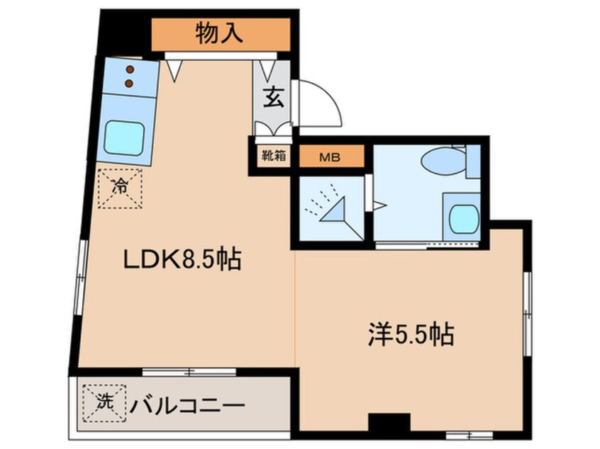 間取図 山室ビル