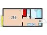 ミルフラット 1Rの間取り