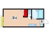 ミルフラット 1Rの間取り