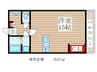 第２高武 1Rの間取り