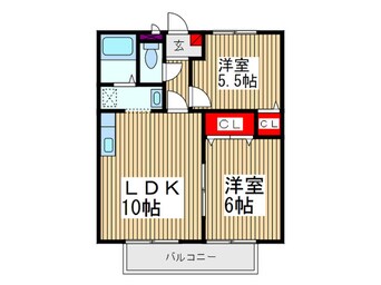 間取図 パ－クタウンＡ