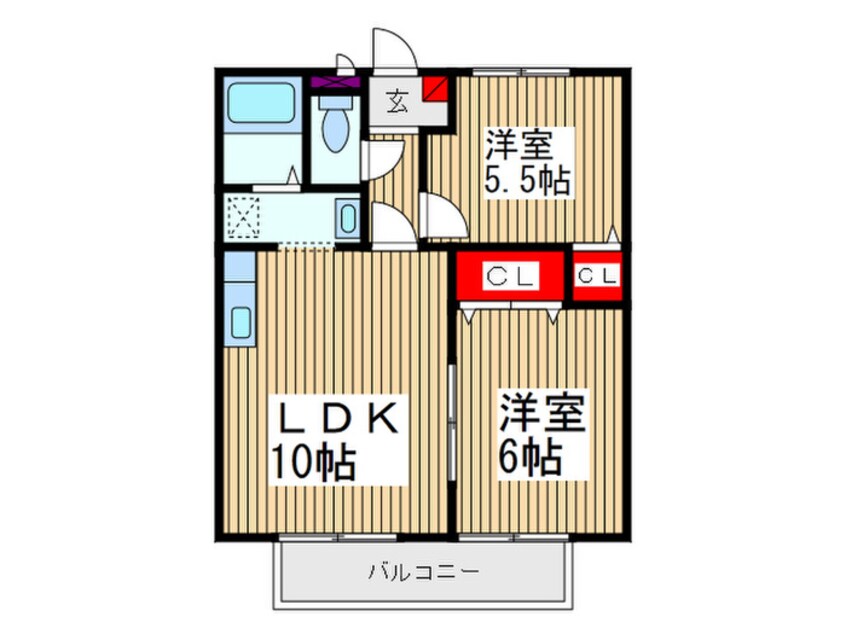 間取図 パ－クタウンＡ