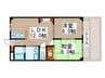 ワイズ 2LDKの間取り