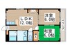 ワイズ 2LDKの間取り