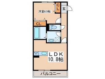 間取図 クレール花水木