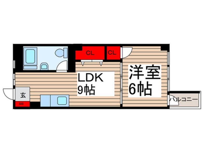 間取図 田辺コーポ