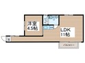 田辺コーポの間取図