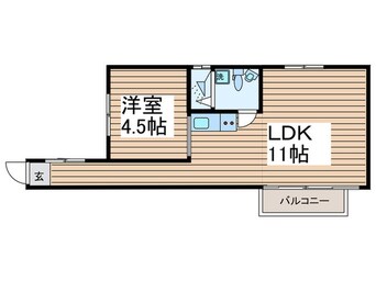 間取図 田辺コーポ