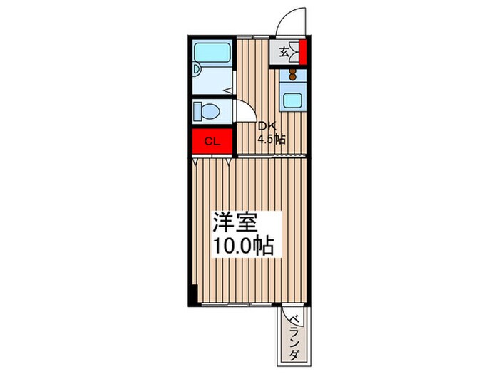 間取り図 田辺コーポ