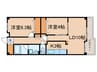 グリーンヒルズ　目白 2LDKの間取り