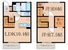 プレジール 2LDKの間取り