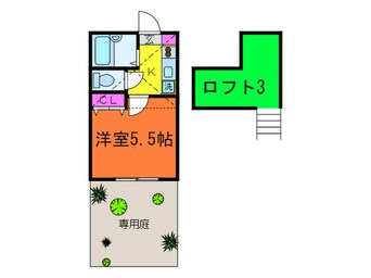 間取図 ビジュ－富士見台