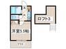 ビジュ－富士見台 1Kの間取り
