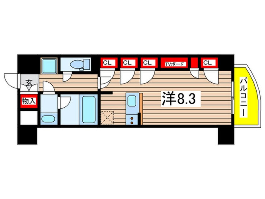 間取図 Log　MORISHITA(803)