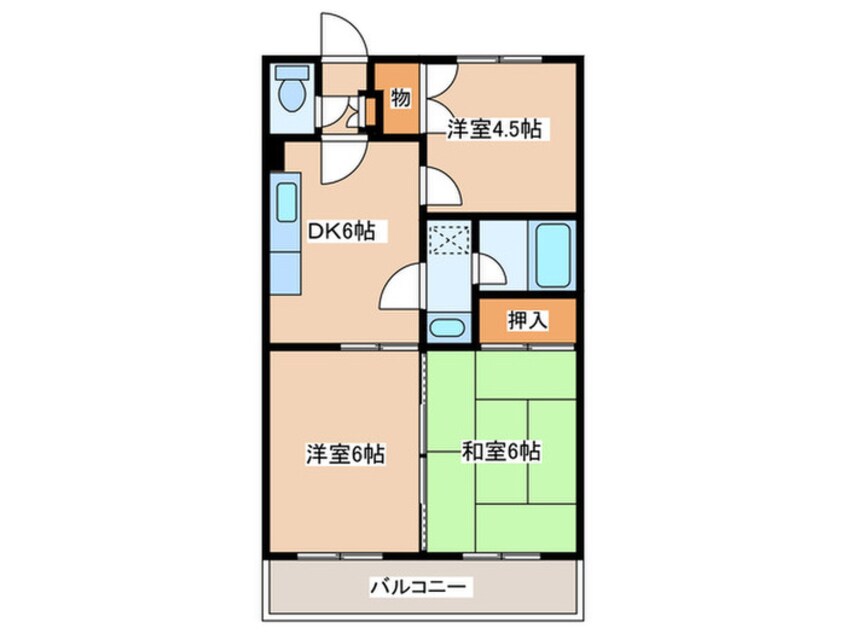 間取図 ＣＡＳＡ・ＮＯＡ－２