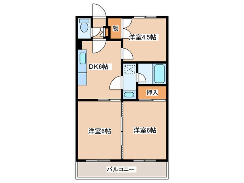 間取図 ＣＡＳＡ・ＮＯＡ－２