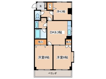 間取図 ＣＡＳＡ・ＮＯＡ－２