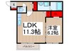 (仮)エテルノヴァローレ入間 1LDKの間取り