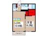(仮)エテルノヴァローレ入間 1LDKの間取り