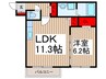 (仮)エテルノヴァローレ入間 1LDKの間取り