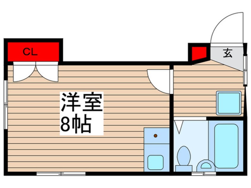 間取図 ア－バンステ－ジ門前仲町Ⅱ