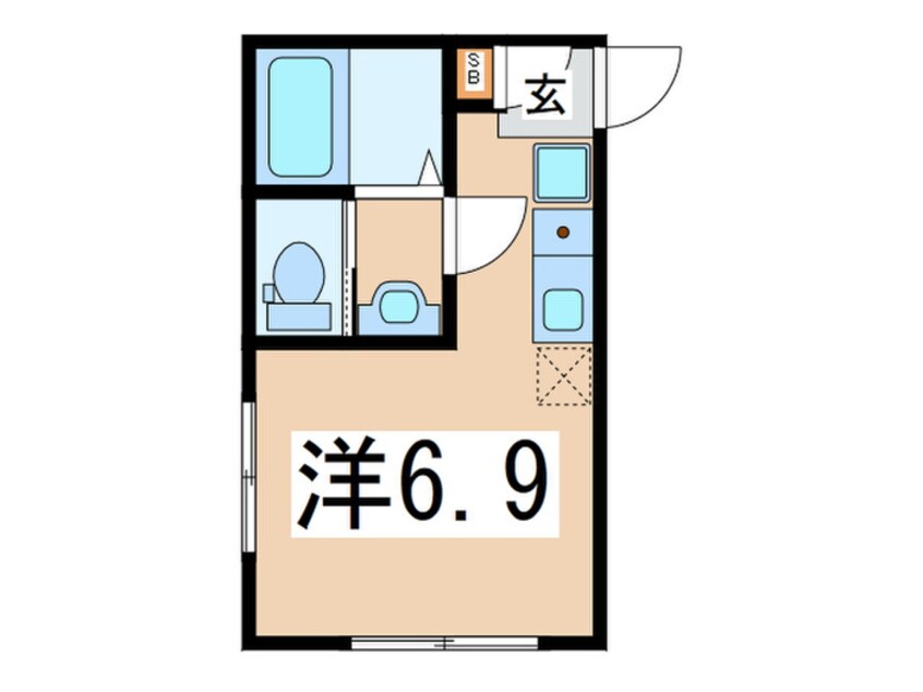 間取図 ラフィ－ナ－鶴見