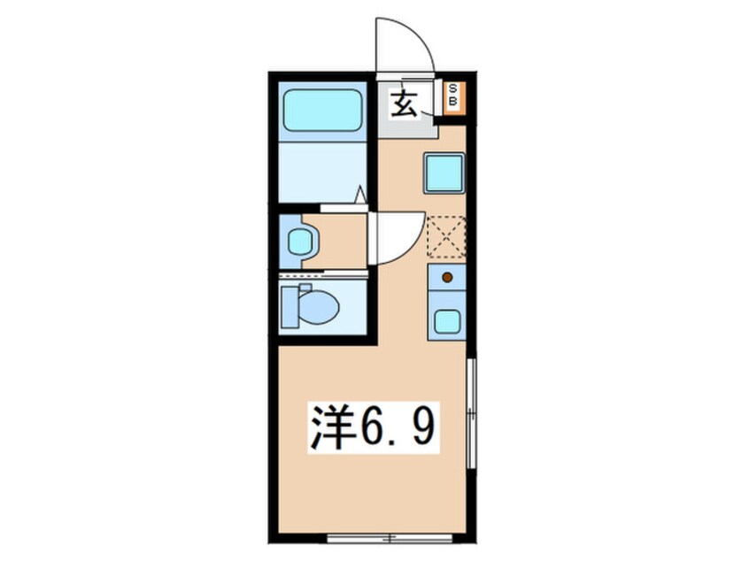 間取図 ラフィ－ナ－鶴見