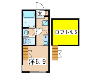 間取図 ラフィ－ナ－鶴見