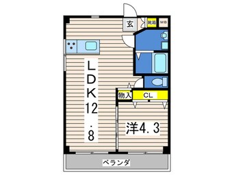 間取図 新山下三番館