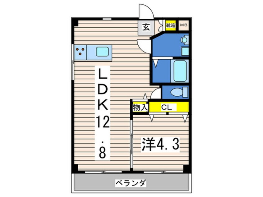 間取図 新山下三番館