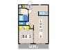 新山下三番館 1LDKの間取り