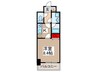CEREZO TOKIWA st. 1Kの間取り