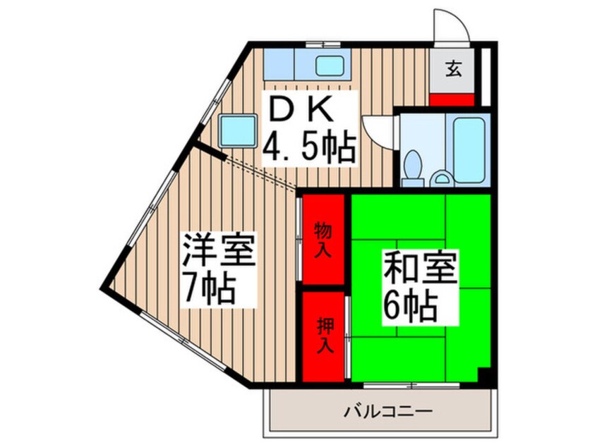 間取図 大宮エンゼルハイツ