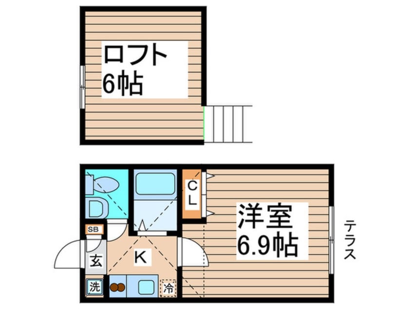 間取図 エスタス野方