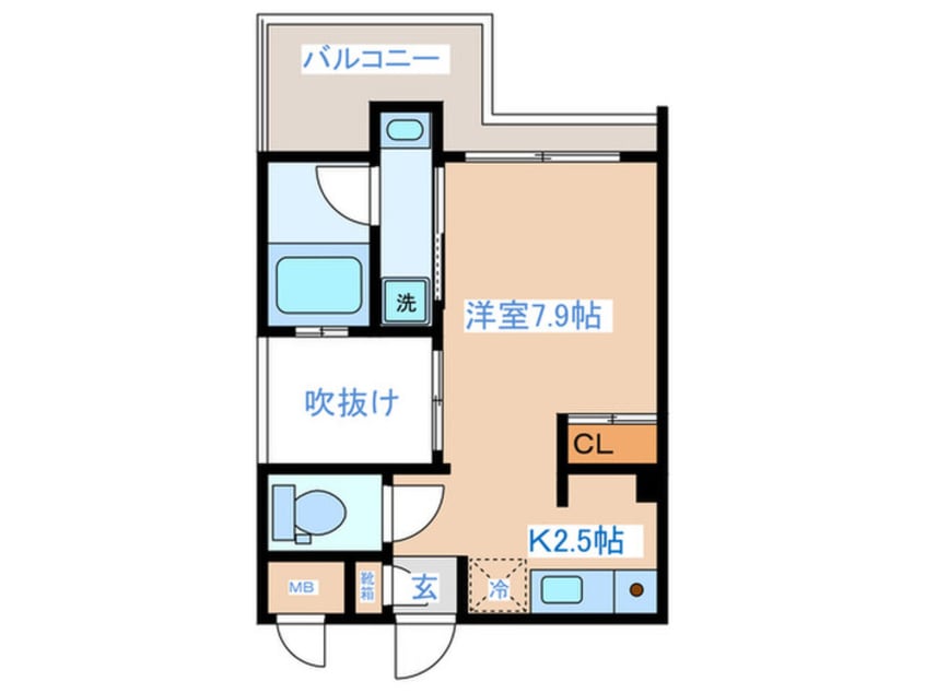 間取図 エルスタンザ代々木